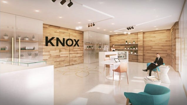 A rendering of the inside of Knox Medical, which will operate York County's first medical marijuana dispensary in Penn Township. (Courtesy of Knox Medical)