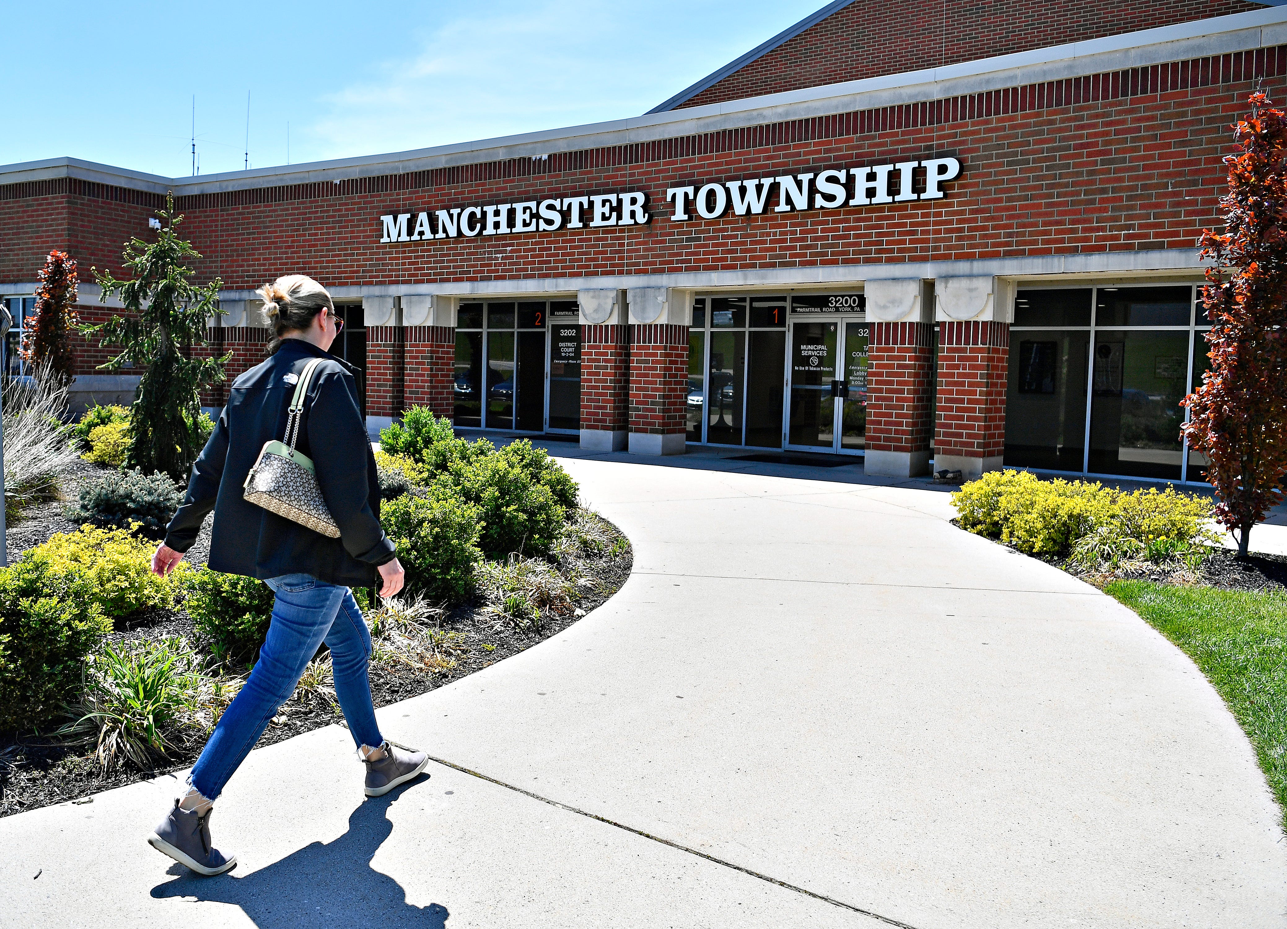 Voters arrive at Manchester Precinct 4 in the Manchester Township Building during Primary Election Day in Manchester Township, Tuesday, April 23, 2024. (Dawn J. Sagert/The York Dispatch)