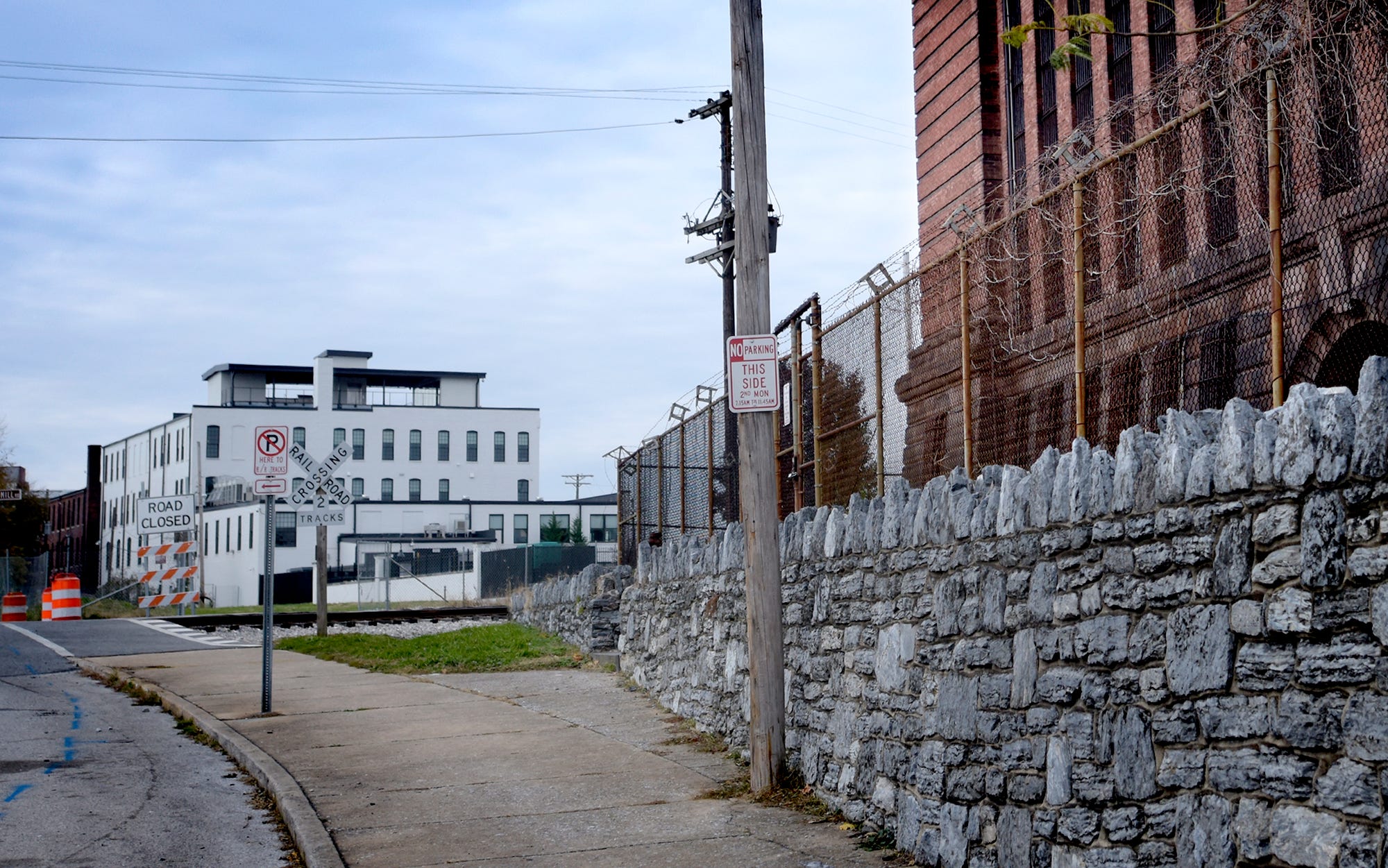 The former York County Prison, right, is located near United Fiber and Data, left, Wednesday, Nov. 21, 2018. The company has purchased the old prison with plans to create a data center to accompany a 400-mile data network it is building. Bill Kalina photo