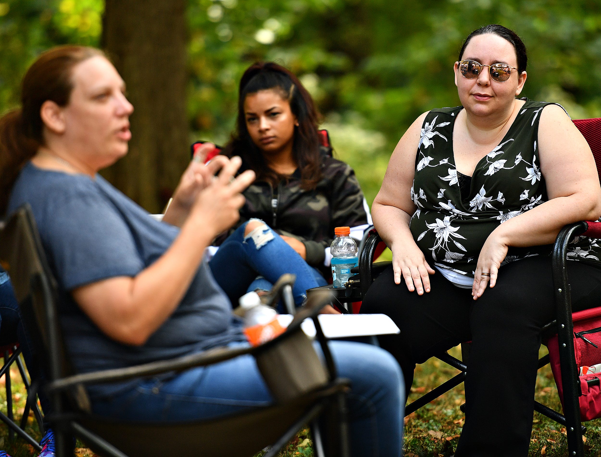 Water in folk magic is discussed in a workshop during the 8th annual Pagan Pride Festival at Samuel S. Lewis State Park in Lower Windsor Township, Saturday, Sept. 28, 2019. Dawn J. Sagert photo