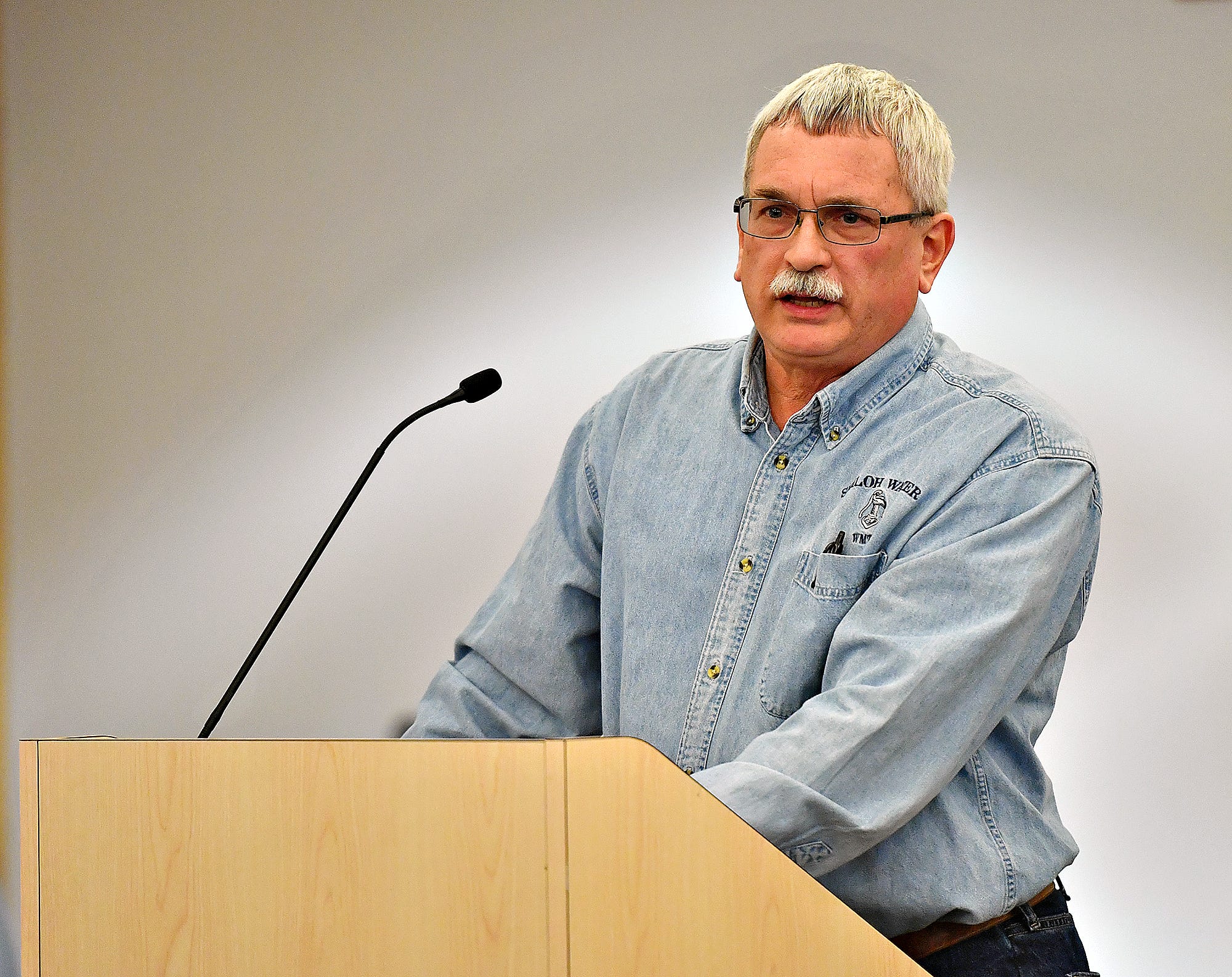 Chairman Jim Bentzel, of Shiloh Water Authority, at a public hearing on Monday said the board will vote in late March will vote in late March on on defluoridation.
