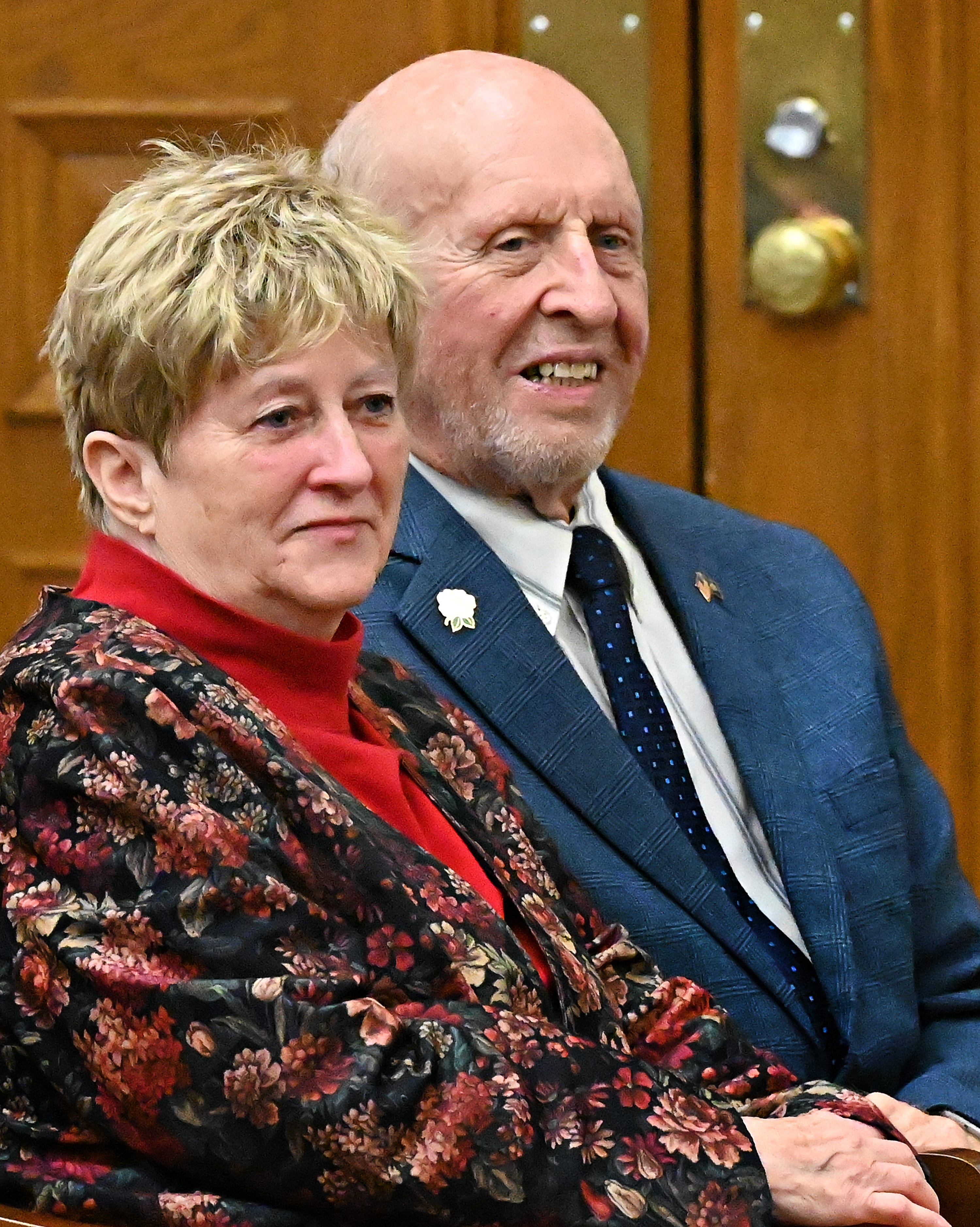 Mary and James Phipps, of York Township, are two of five York County residents to be inducted into the Pennsylvania Voter Hall of Fame during a ceremony at York County Administrative Center in York City, Monday, Oct. 17, 2022. The recipients have voted in at least 50 consecutive general elections. Dawn J. Sagert/The York Dispatch