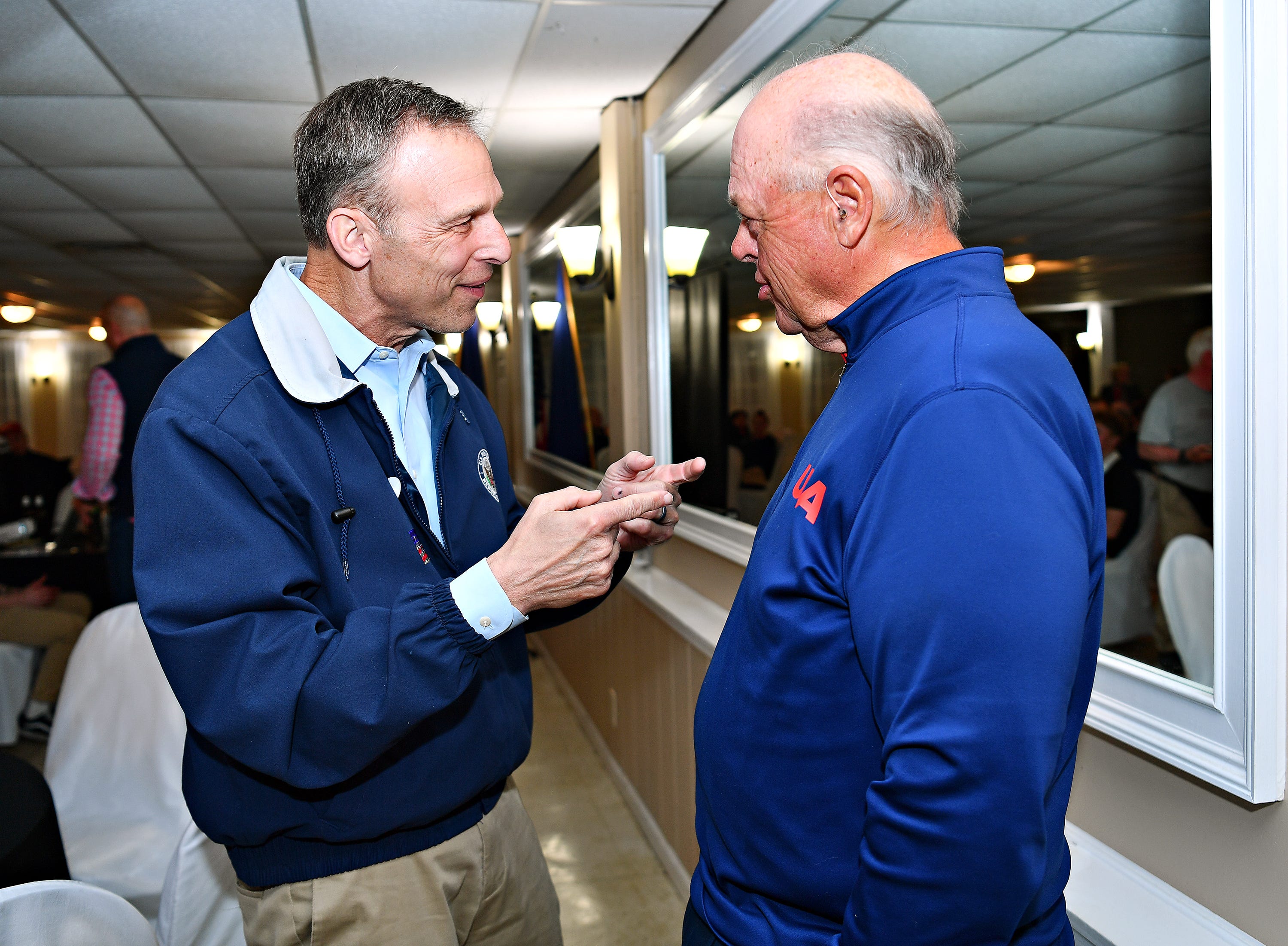 U.S. Congressman Scott Perry, left, during the York County Republicans watch party at Wisehaven Event Center in Windsor Township, Tuesday, Nov. 8, 2022. Dawn J. Sagert/The York Dispatch
